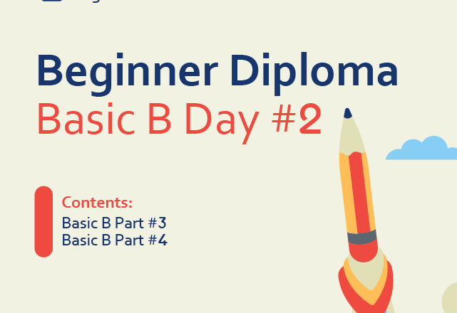 Beginner Diploma Basic B Day #2 – Mr English